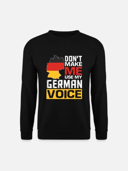 Funny German Quotes German Speaking German - Unisex Sweatshirt - black