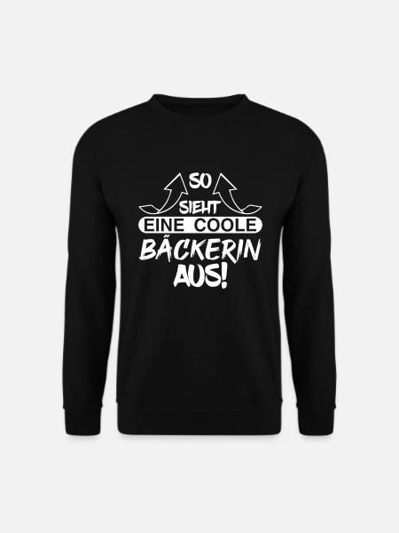 Bäckerin - Unisex Pullover - Schwarz