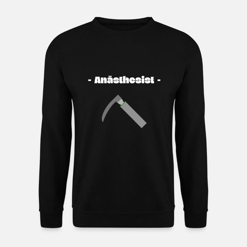 Anästhesist Geschenk Laryngoskop Intubieren - Unisex Pullover - Schwarz