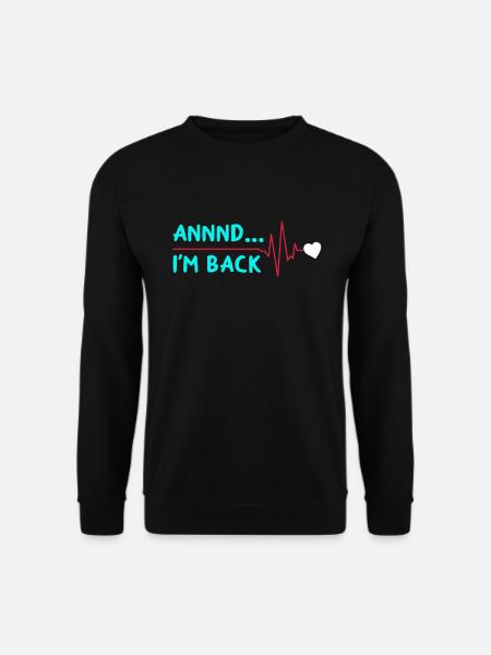 Herzinfarkt Bypass Operation Herz OP Herzchirurgie - Unisex Pullover - Schwarz