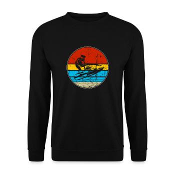 Jetski Water sports Jetboat Beach Waterskiing Sport - Unisex Sweatshirt - black - Front - Alina (178cm) & Michal (187cm)