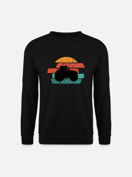 Traktor Bauer Trecker Bauernhof Landwirtschaft Hof - Unisex Pullover - Schwarz