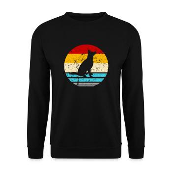 Berger allemand Berger amateur de chiens - Sweat-shirt Unisexe - noir - Devant - Alina (178cm) & Michal (187cm)