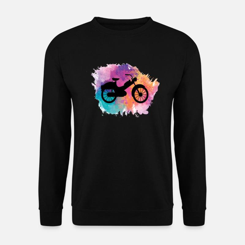 Mobylette Mobylette Mobylette Mobylette Mokick - Sweat-shirt Unisexe - noir