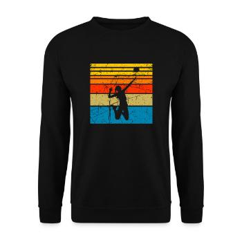 Volleyball Sports Volleyball Women's Women's - Unisex Sweatshirt - black - Front - Alina (178cm) & Michal (187cm)