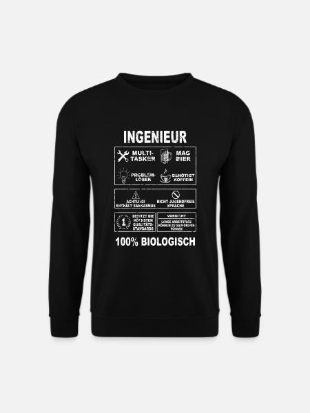 Ingenieur Beruf Elektrotechnik - Unisex Pullover - Schwarz