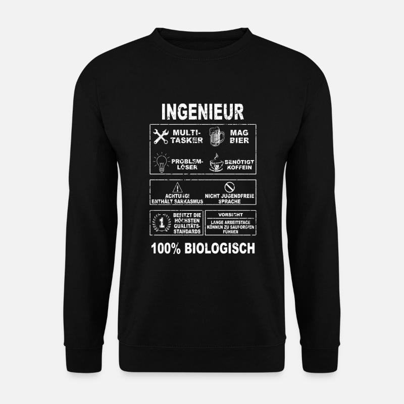 Ingenieur Beruf Elektrotechnik - Unisex Pullover - Schwarz