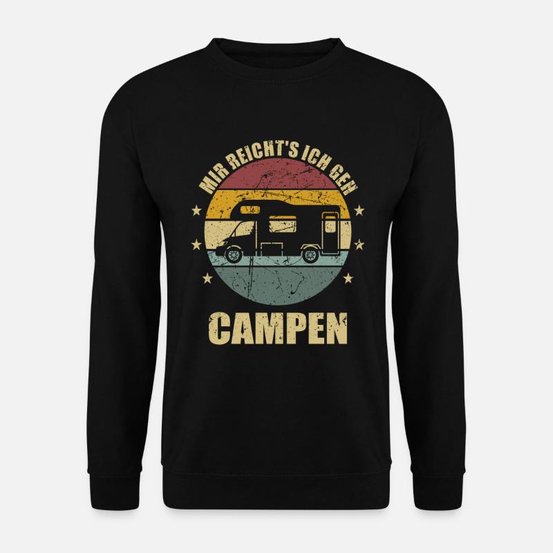 Wohnmobil Schönster Mir reichts ich geh campen - Unisex Pullover - Schwarz