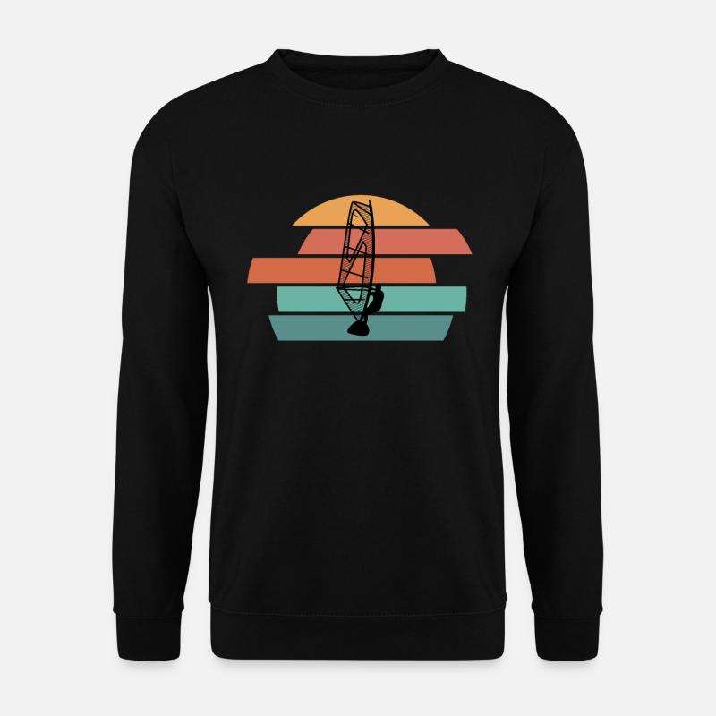 Windsurfen Windsurfer - Unisex Pullover - Schwarz