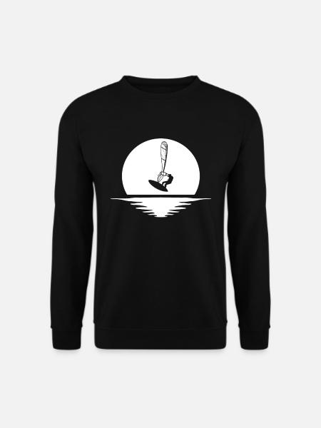 Windsurfen Windsurfer - Unisex Pullover - Schwarz