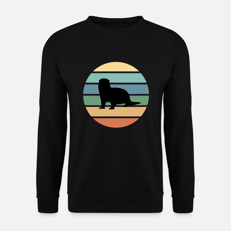 otter - Unisex Sweatshirt - black