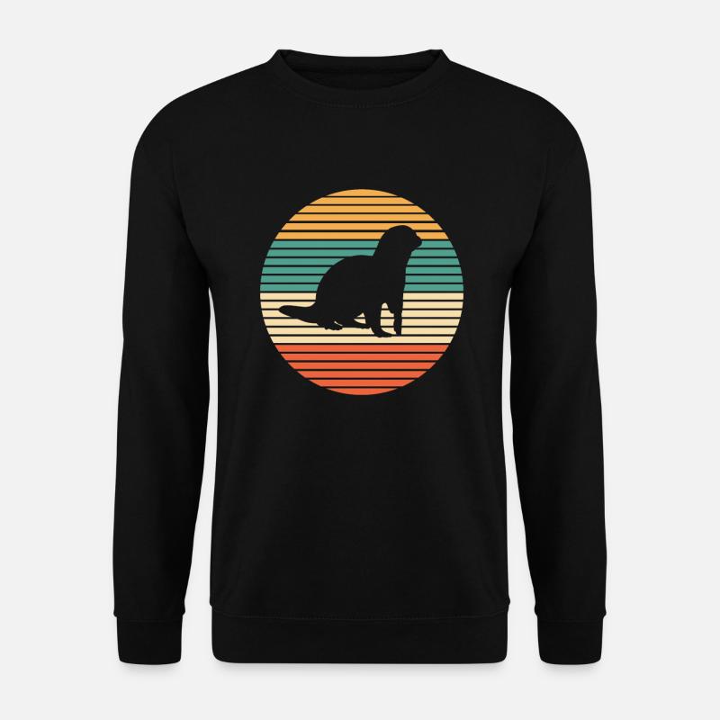 Loutres - Sweat-shirt Unisexe - noir