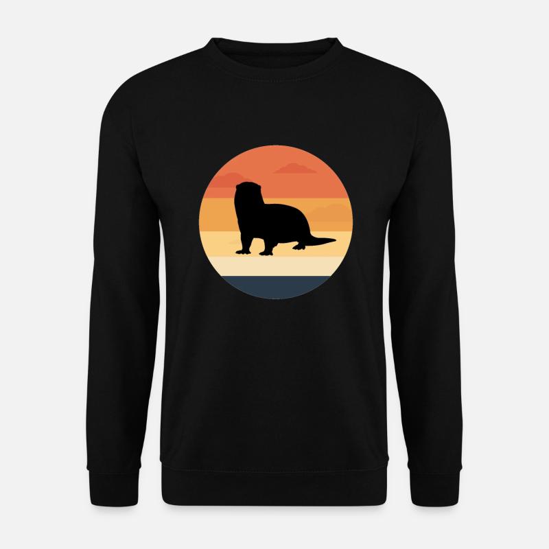 otter - Unisex Sweatshirt - black