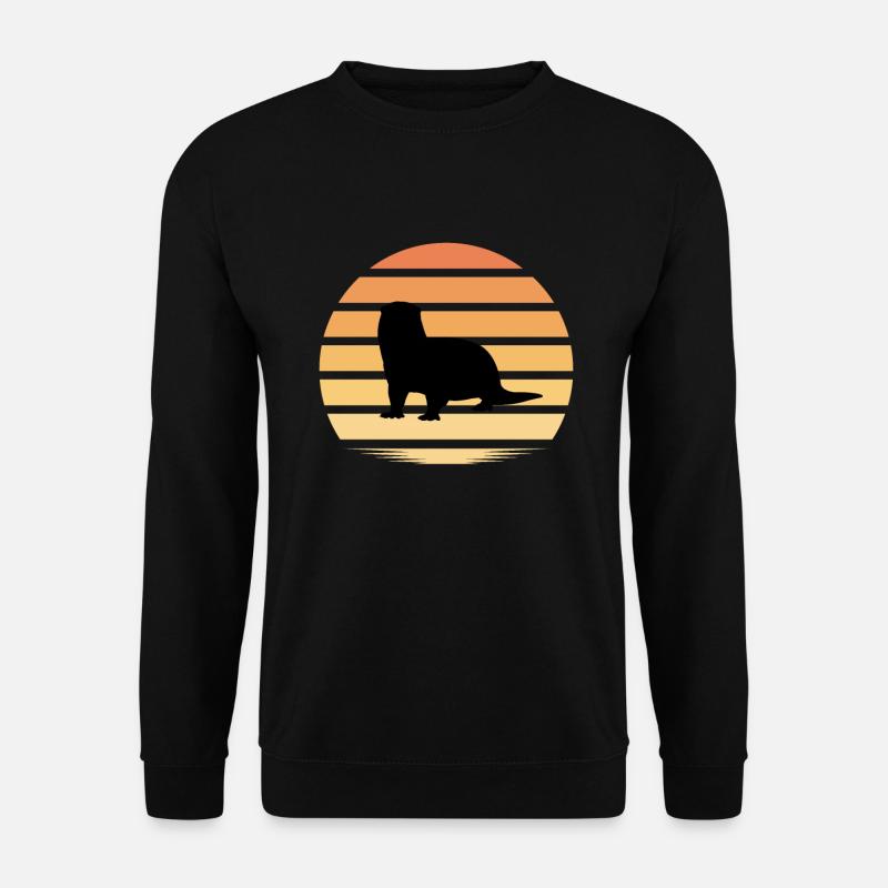 otter - Unisex Sweatshirt - black