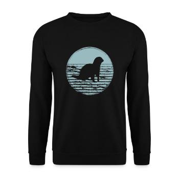 Loutres - Sweat-shirt Unisexe - noir - Devant - Alina (178cm) & Michal (187cm)
