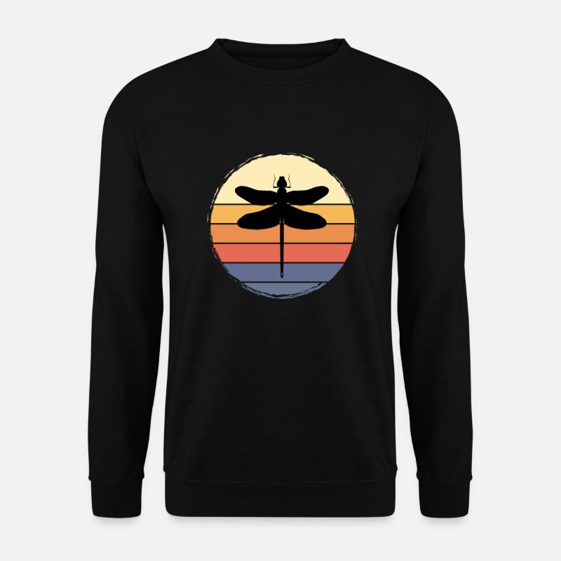 Libelle Insekt Natur - Unisex Pullover - Schwarz