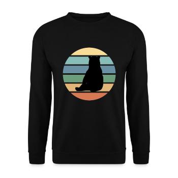 Ours Sauvage Ours brun - Sweat-shirt Unisexe - noir - Devant - Alina (178cm) & Michal (187cm)