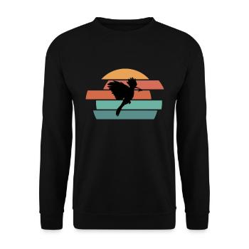 Protection de la nature - Sweat-shirt Unisexe - noir - Devant - Alina (178cm) & Michal (187cm)
