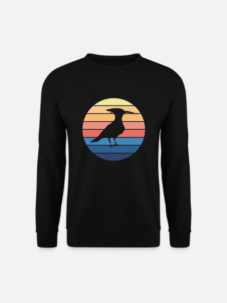 Hoopoe bird nature protection - Unisex Sweatshirt - black