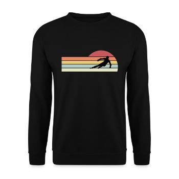 Ski Sports d’hiver Ski - Sweat-shirt Unisexe - noir - Devant - Alina (178cm) & Michal (187cm)