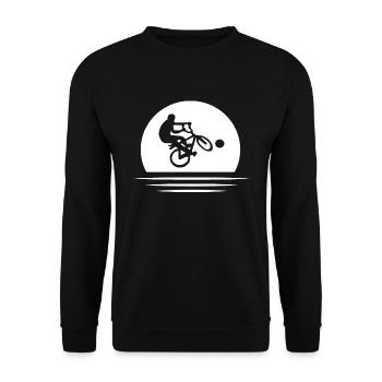 Radball Sport Bike - Unisex Sweatshirt - black - Front - Alina (178cm) & Michal (187cm)