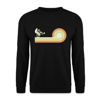 Radball Sport Bike - Unisex Sweatshirt - black - Front - Alina (178cm) & Michal (187cm)