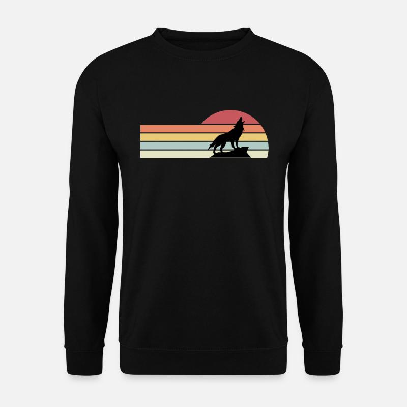 Wolf pack animal wolves - Unisex Sweatshirt - black