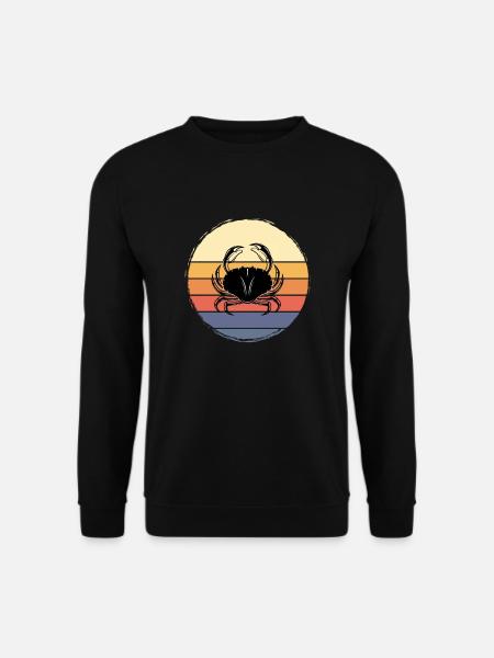 Krebs Sternzeichen Astrologie Sternbild - Unisex Pullover - Schwarz
