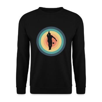 Pétanque Pétanque Pétanque Pétanque Boules Boules - Sweat-shirt Unisexe - noir - Devant - Alina (178cm) & Michal (187cm)