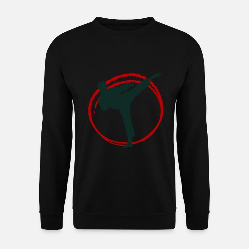 Kampfsport Kick - Unisex Pullover - Schwarz