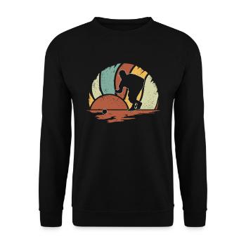 Boule petanque boccia - Unisex Pullover - Schwarz - Vorne - Alina (178cm) & Michal (187cm)