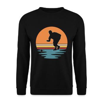 Boul petanque boccia - Unisex Pullover - Schwarz - Vorne - Alina (178cm) & Michal (187cm)