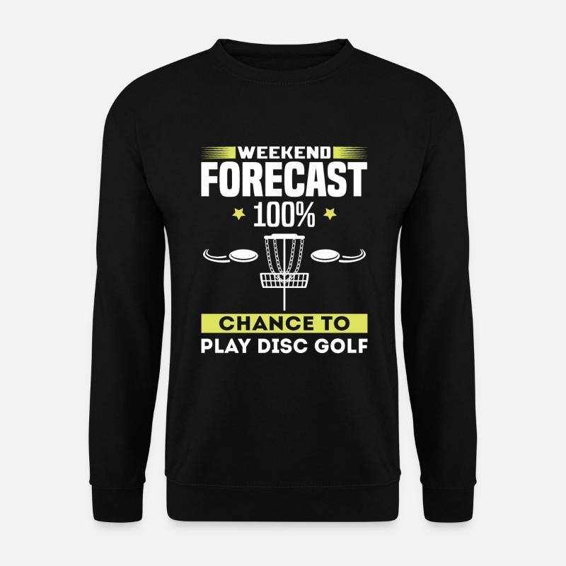 Prévisions week-end disc golf - Sweat-shirt Unisexe - noir