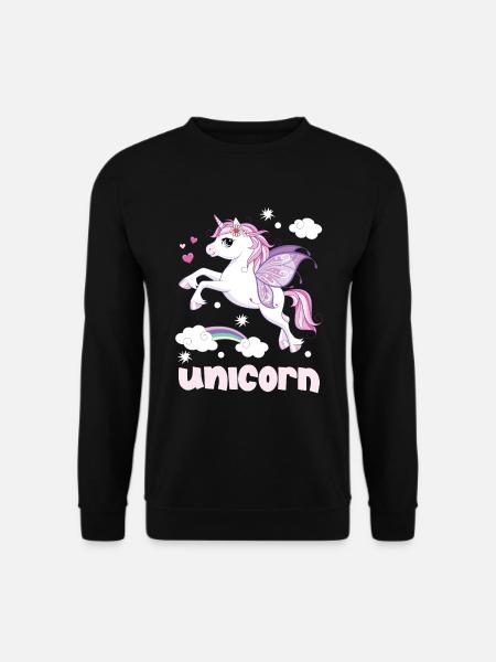 Unicorn - Unisex Pullover - Schwarz