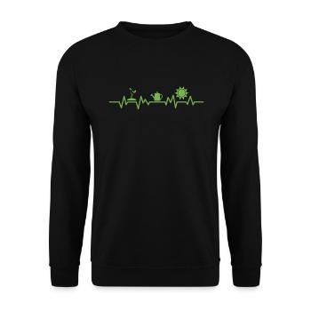 Jardinier Jardinier PaysageUr Cadeau - Sweat-shirt Unisexe - noir - Devant - Alina (178cm) & Michal (187cm)