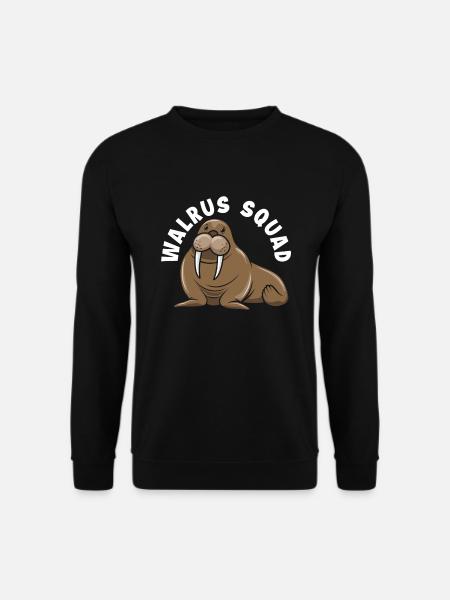 Team Walross Walrosse Walross Geschenk - Unisex Pullover - Schwarz