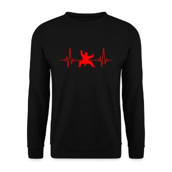 Tai Chi - Unisex Pullover - Schwarz - Vorne - Alina (178cm) & Michal (187cm)