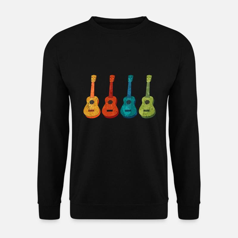 Ukulelen Vitage - Unisex Pullover - Schwarz