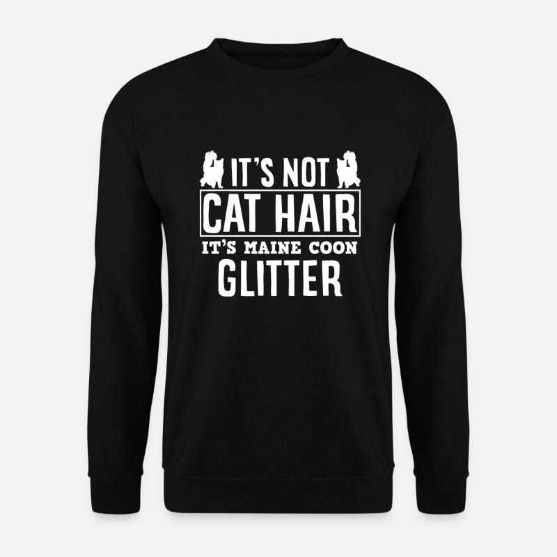 Maine Coon Katze - Unisex Pullover - Schwarz