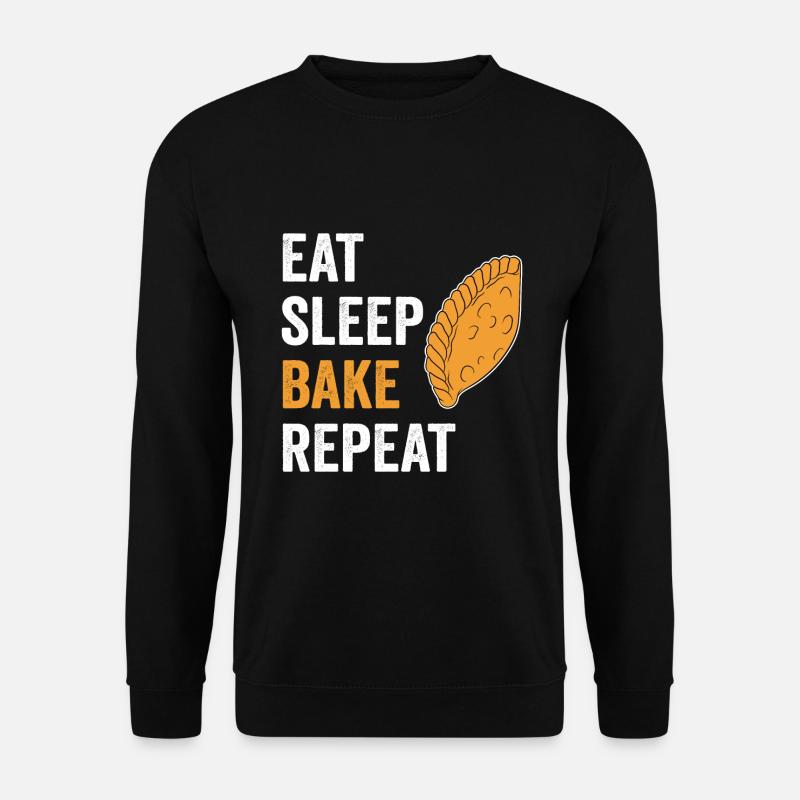 Manger Sleep Bake Empanadas - Sweat-shirt Unisexe - noir