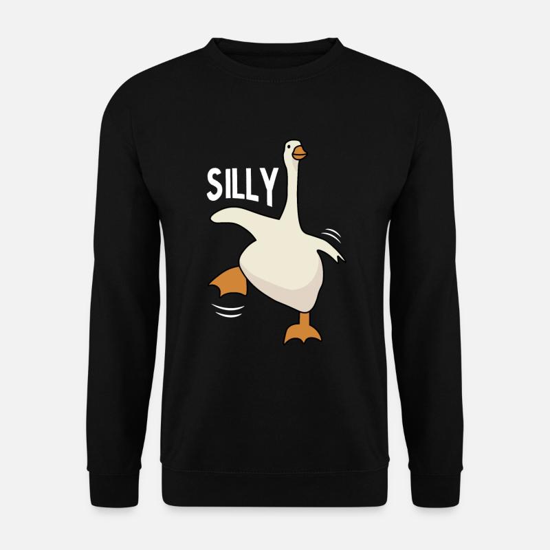 Dumme Gans - Unisex Pullover - Schwarz