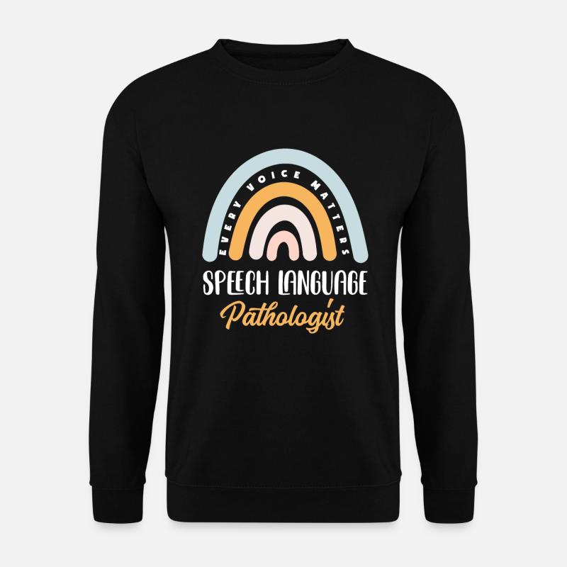 Sprachtherapeutin Sprachheilpädagogin Logopädin - Unisex Pullover - Schwarz