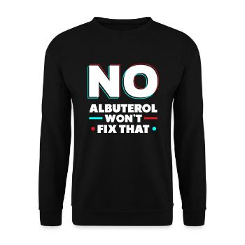 Funny Respiratory Therapist Respiratory Therapy - Unisex Sweatshirt - black - Front - Alina (178cm) & Michal (187cm)