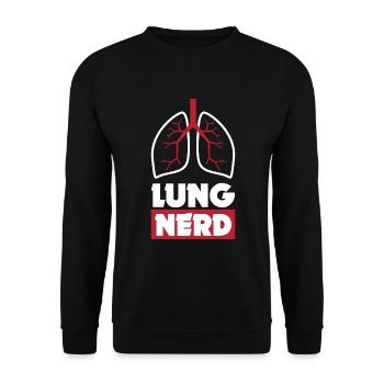 Funny Respiratory Therapist Respiratory Therapy - Unisex Sweatshirt - black - Front - Alina (178cm) & Michal (187cm)