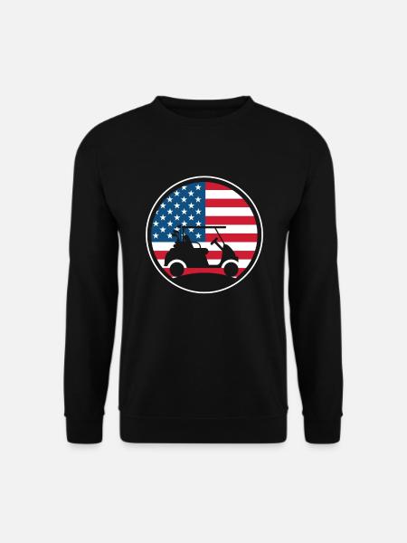 Golf Golfspieler Golfen Golfer - Unisex Pullover - Schwarz