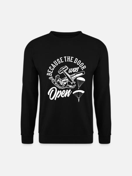Parachutistes parachutistes - Sweat-shirt Unisexe - noir