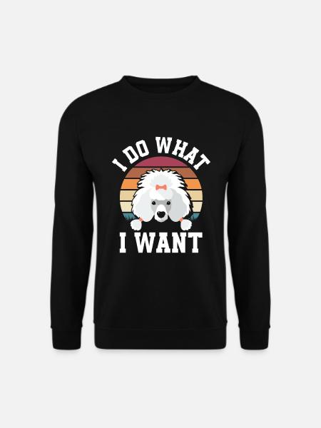 Poodle - Unisex Sweatshirt - black