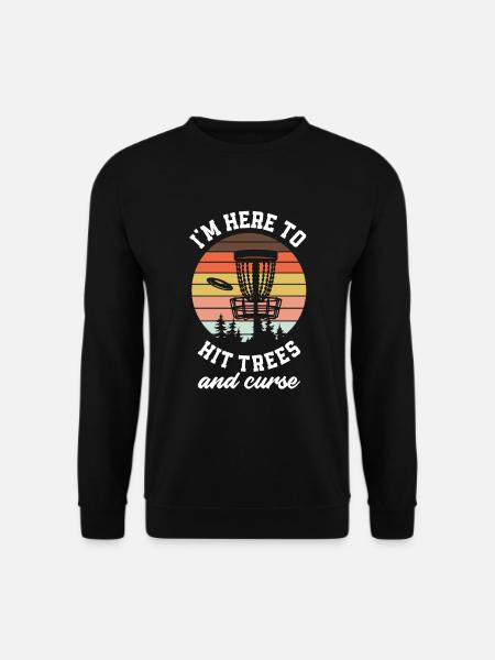 Lustiges Discgolf Discgolfer Geschenk - Unisex Pullover - Schwarz