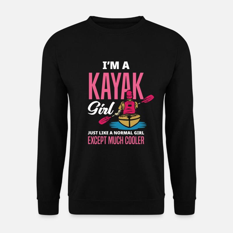 Kajak - Unisex Pullover - Schwarz