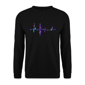Kajak - Unisex Pullover - Schwarz - Vorne - Alina (178cm) & Michal (187cm)